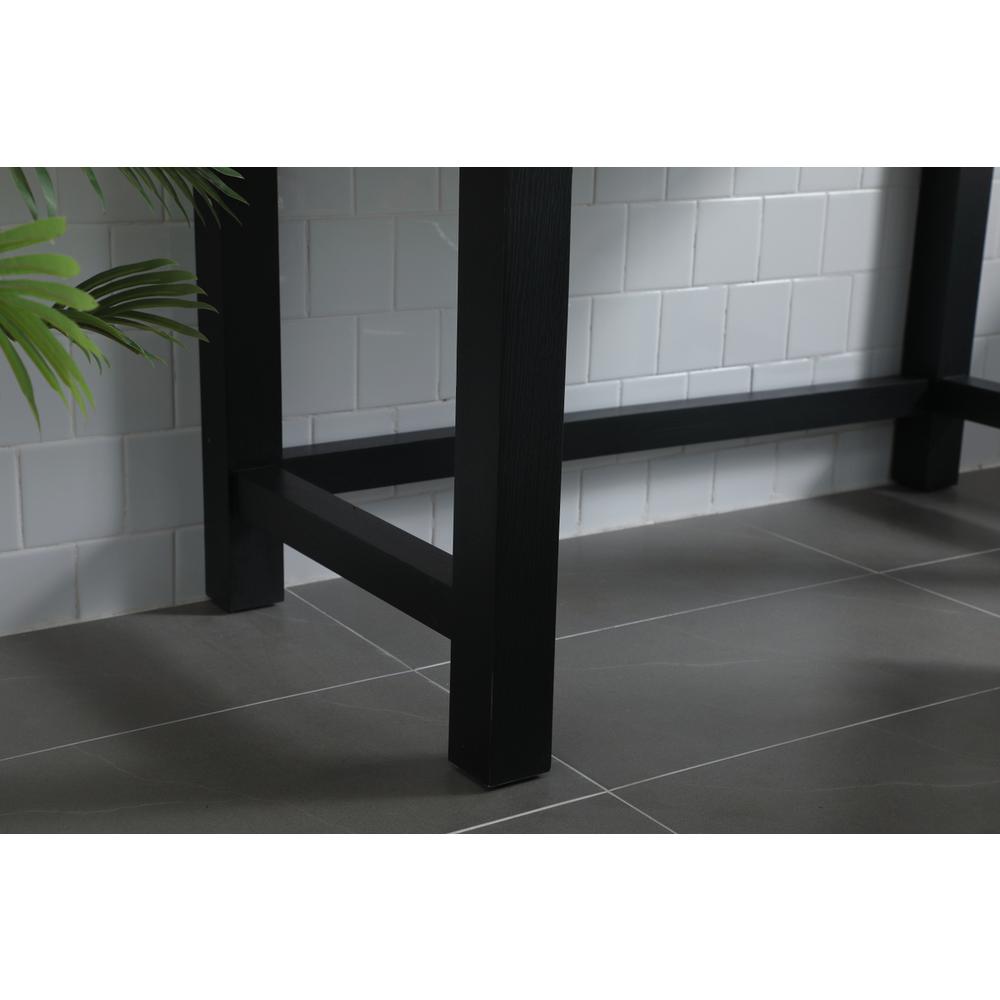 42 Inch ADA Compliant Bathroom Vanity In Black. Picture 6