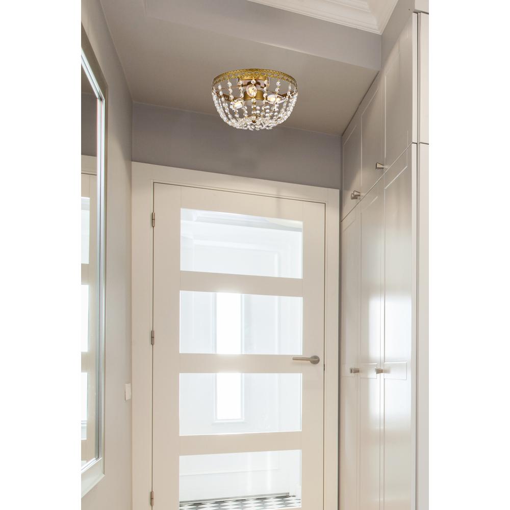 Kylie 12 inch flush mount in chrome. Picture 8