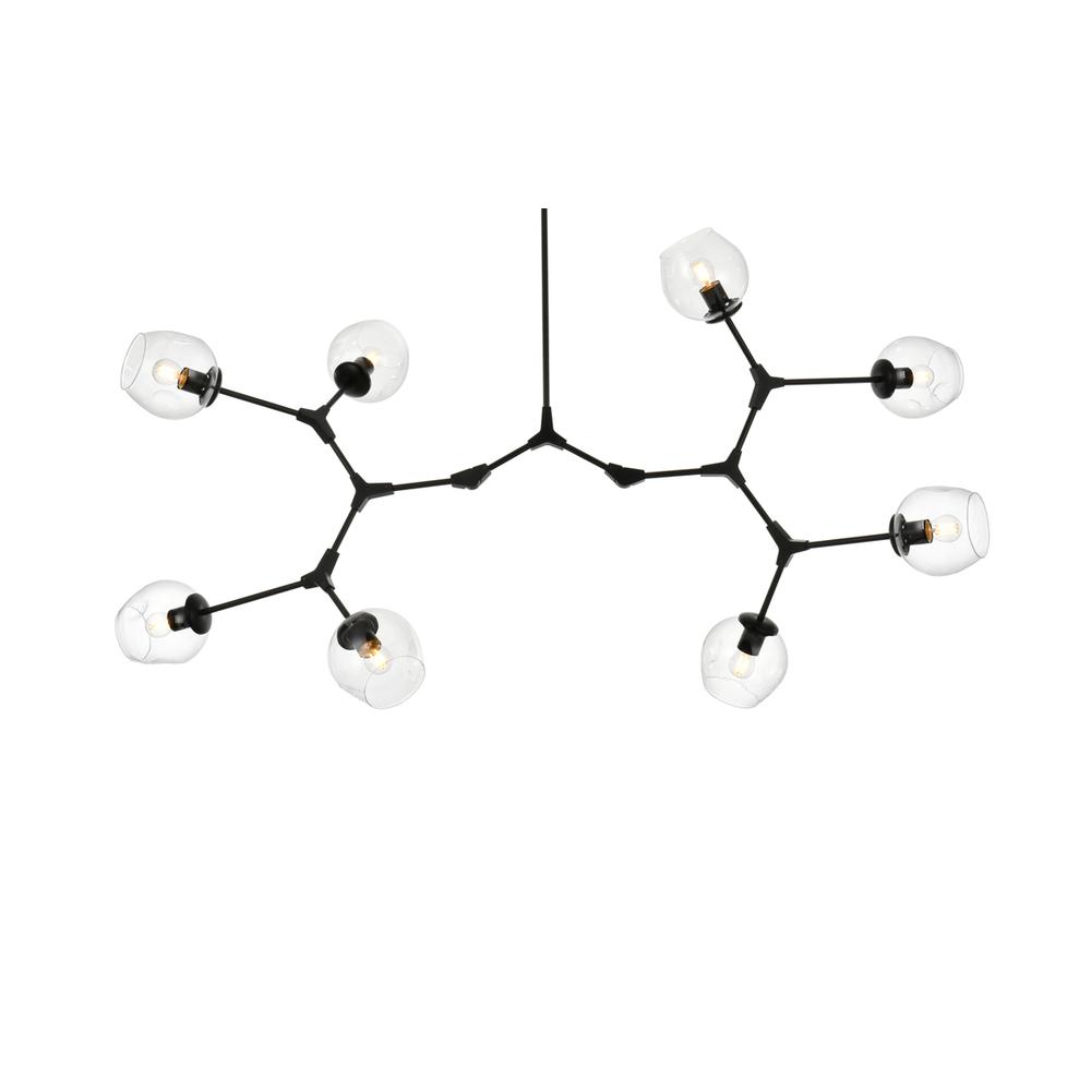 Cavoli 61 inch Chandelier in Black. Picture 2