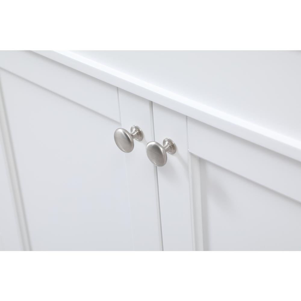 60 inch Single bathroom vanity in white. Picture 12
