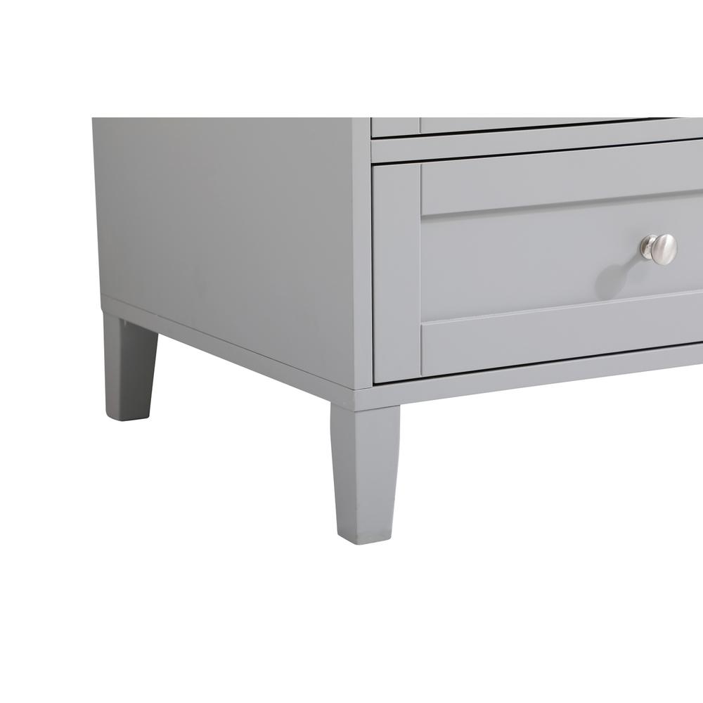 48 inch Single Bathroom Vanity in Grey with Backsplash. Picture 13