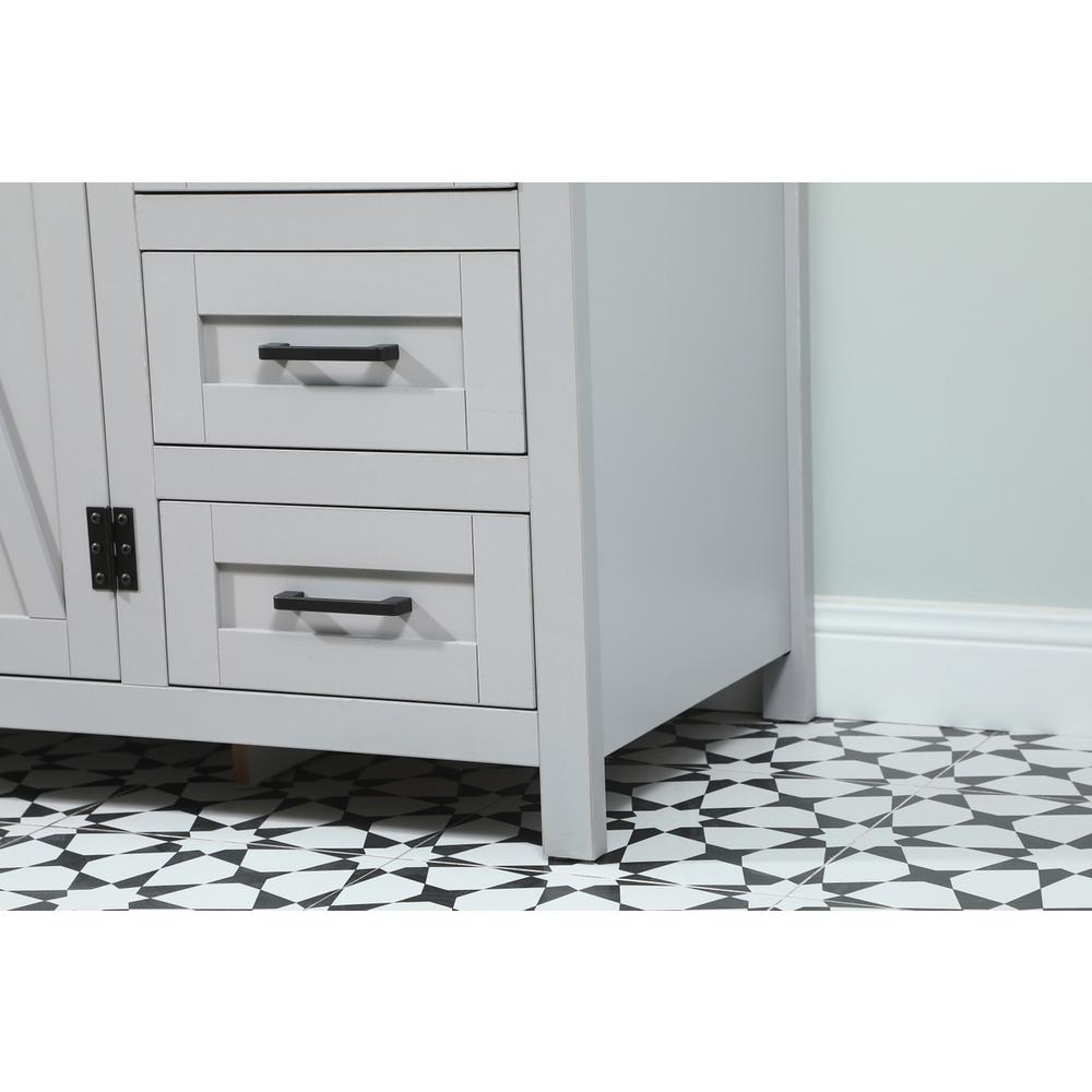 42 inch Single bathroom vanity in grey. Picture 6