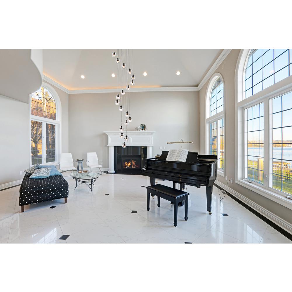 Eren 18 lights Black pendant. Picture 7