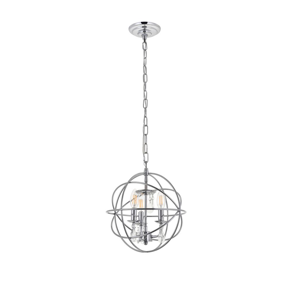 Wallace 3 light Chrome Pendant. Picture 2
