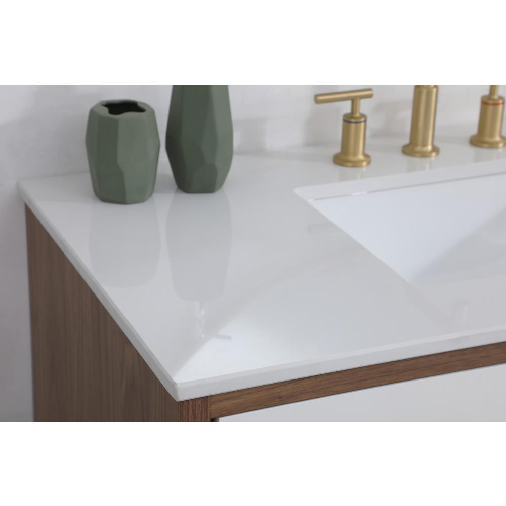 42 inch bathroom vanity in White. Picture 5