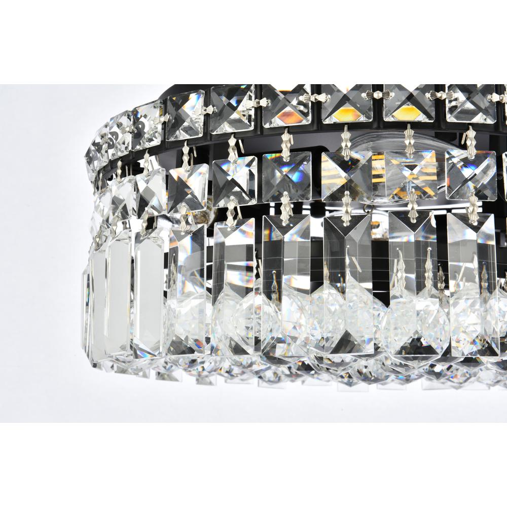 Maxime 12 inch black flush mount. Picture 4