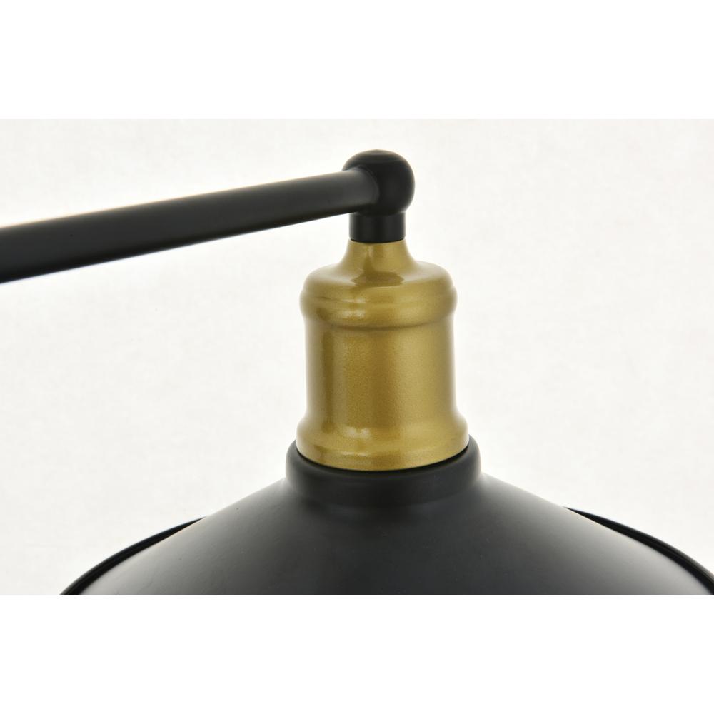 Etude 3 light brass and black Wall Sconce. Picture 10