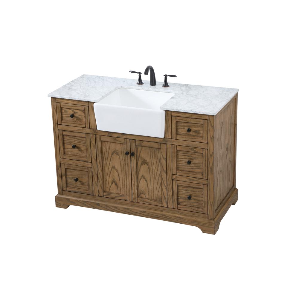 48 inch Single bathroom vanity in driftwood. Picture 8