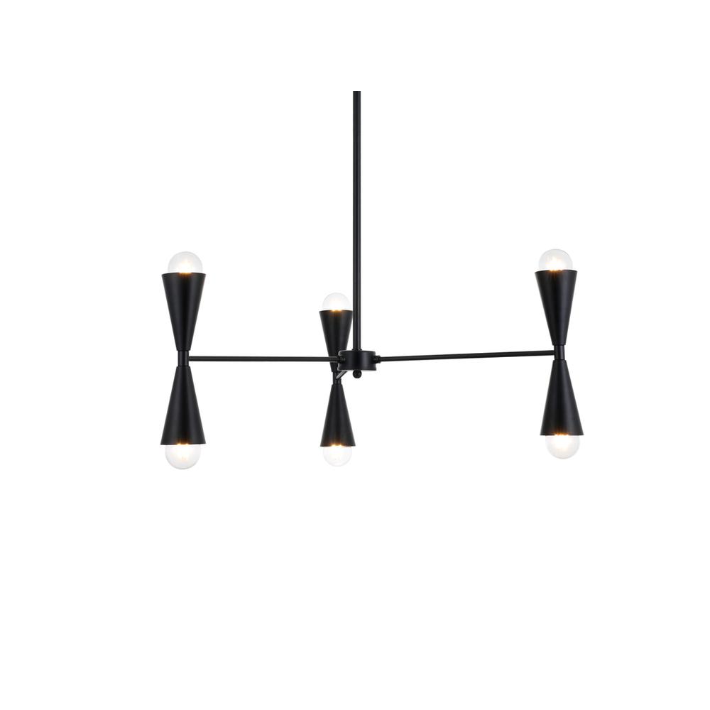Cade 34 inch pendant in black. Picture 2