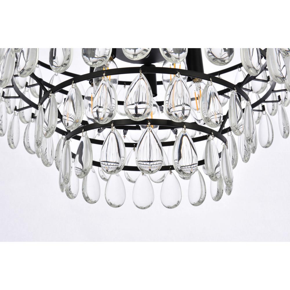 Mila 18 inch pendant in black. Picture 3