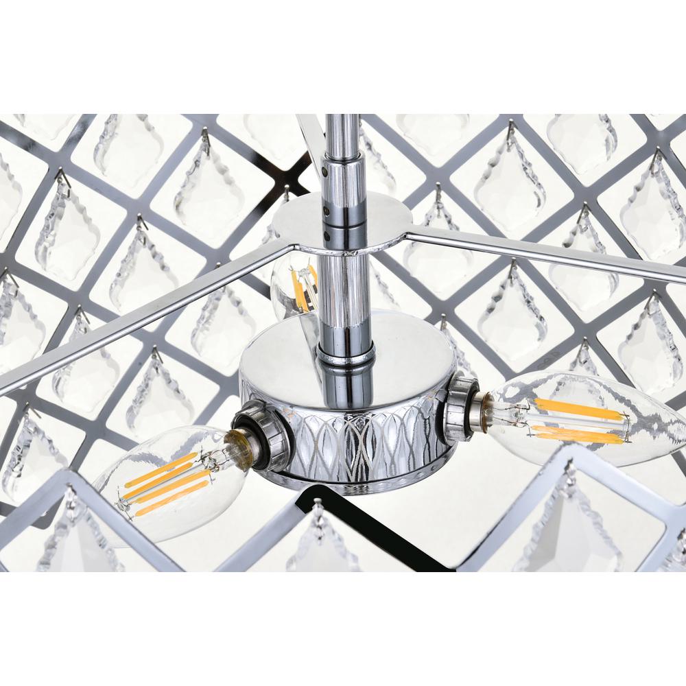 Lyla 16 inch pendant in chrome. Picture 5