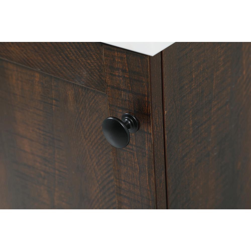 18 inch Single bathroom vanity in expresso. Picture 12