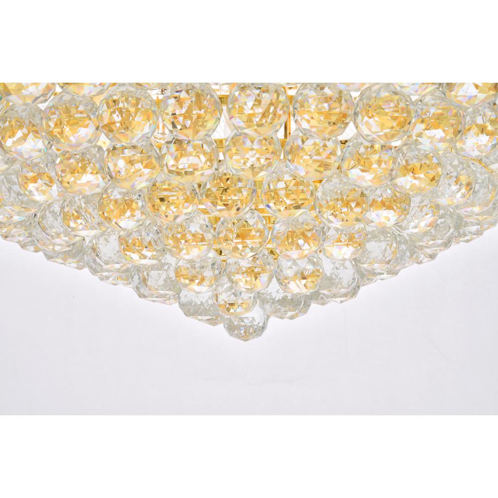 Primo 42 light Gold Chandelier Clear Royal Cut Crystal. Picture 3