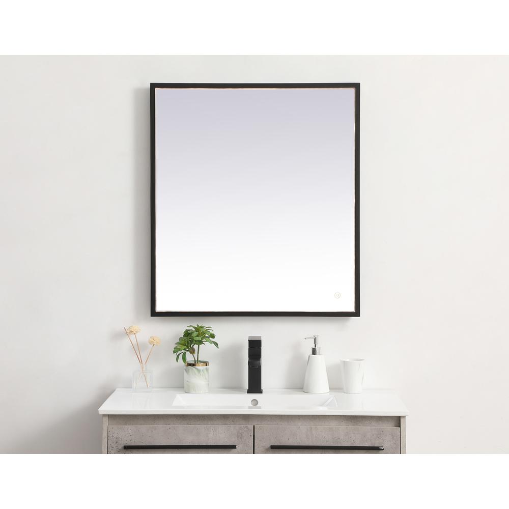 Pier 27x30 inch LED mirror with adjustable color temperature. Picture 12