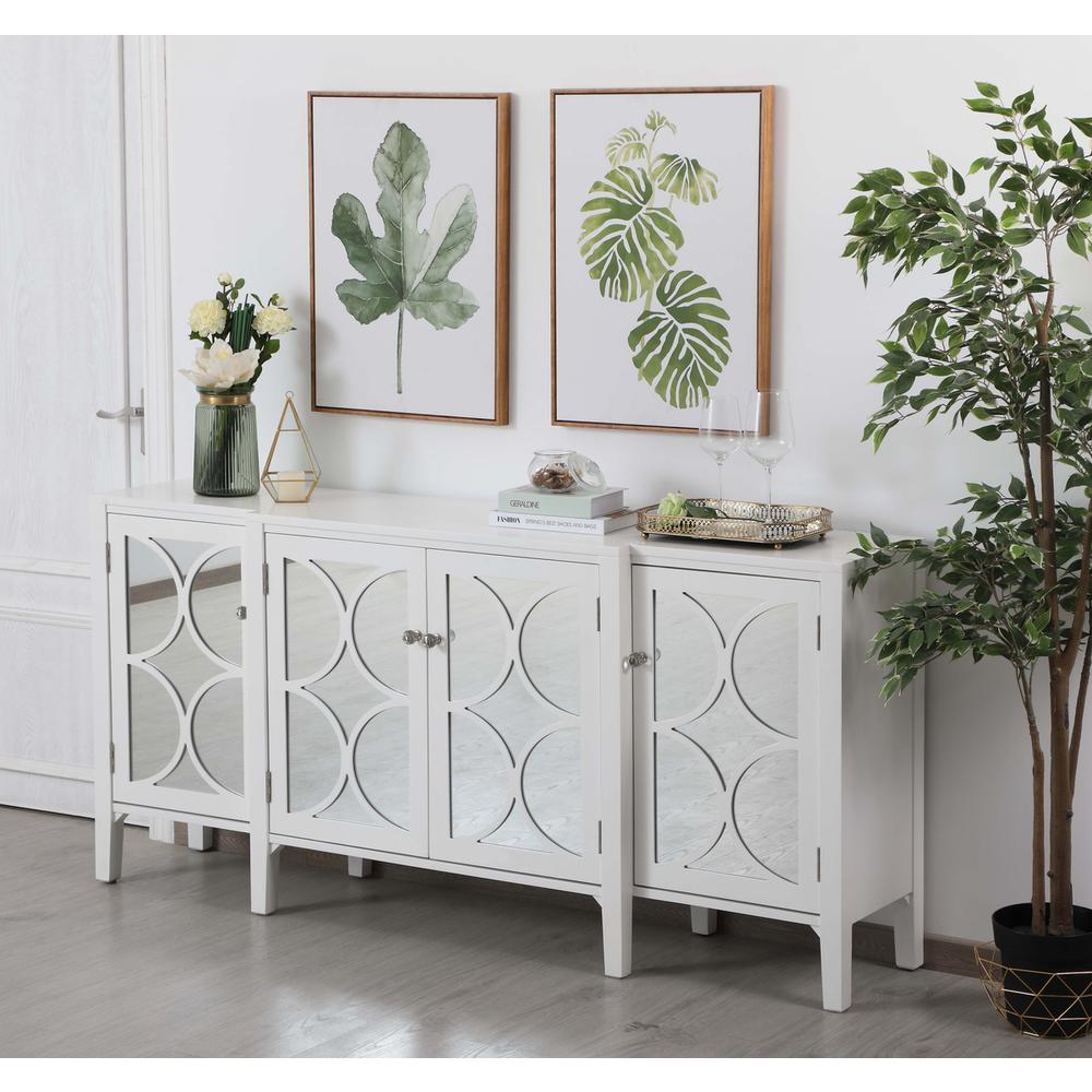 72 inch mirrored credenza in White. Picture 3