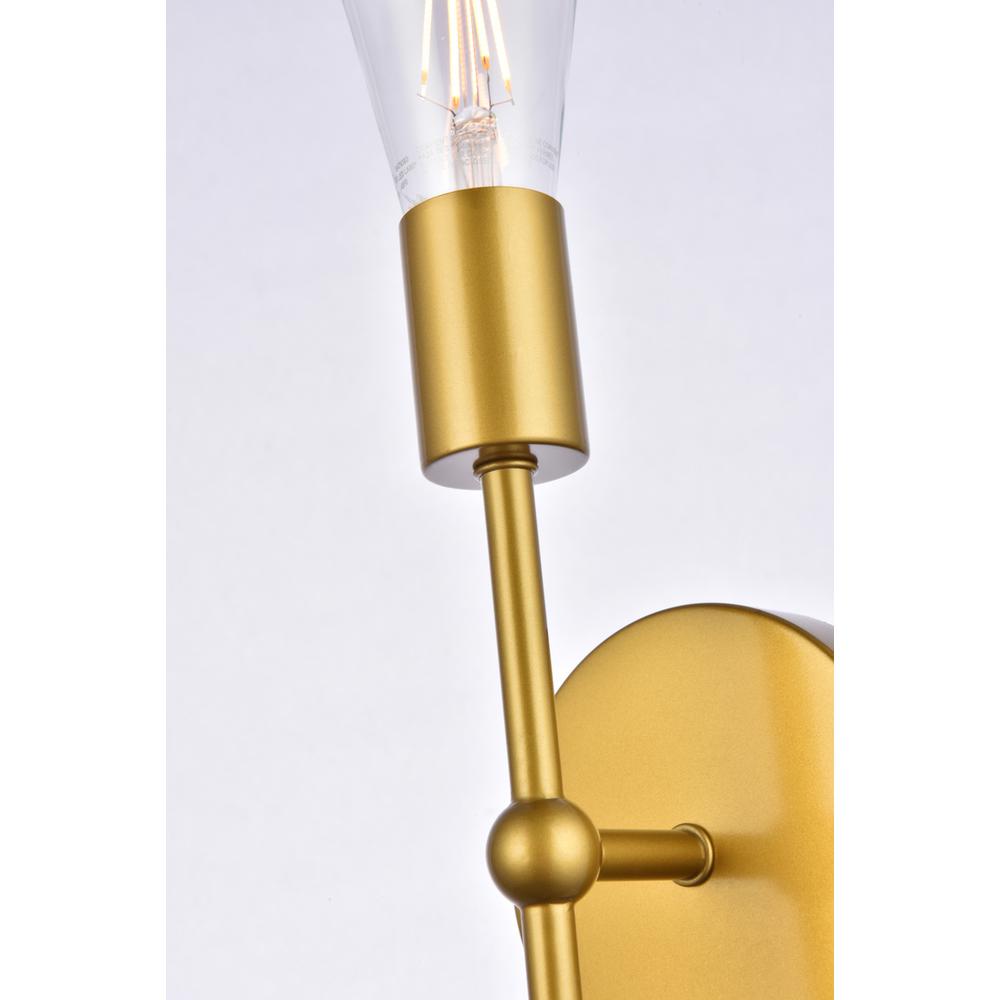 Keely 1 light brass wall sconce. Picture 5