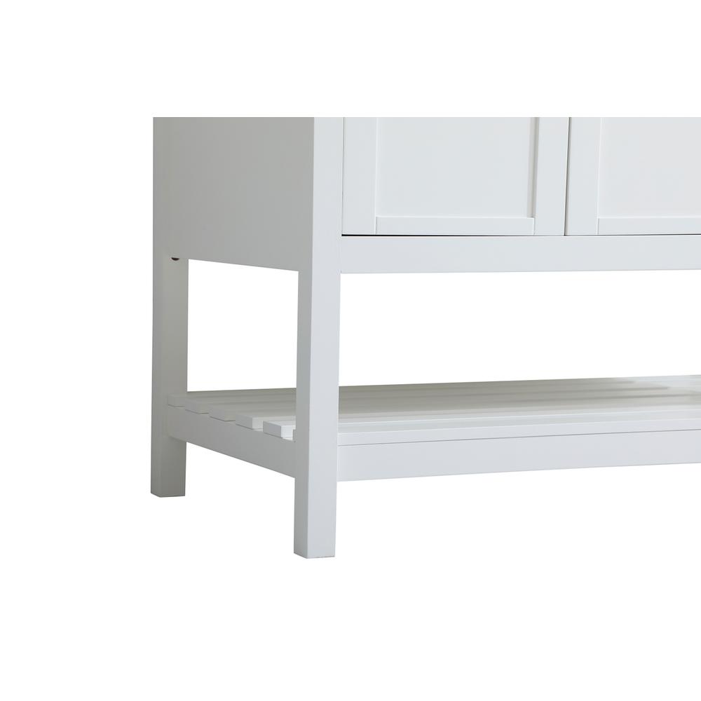 42 inch Single Bathroom Vanity in White. Picture 12
