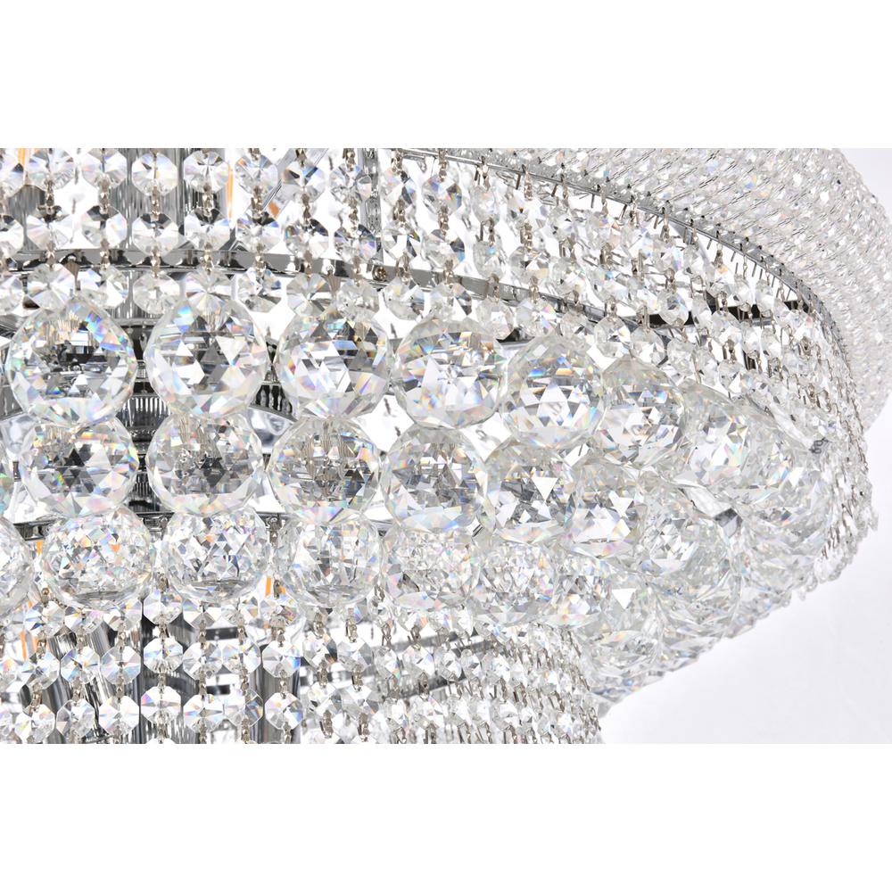 Primo 42 light Chrome Chandelier Clear Royal Cut Crystal. Picture 5
