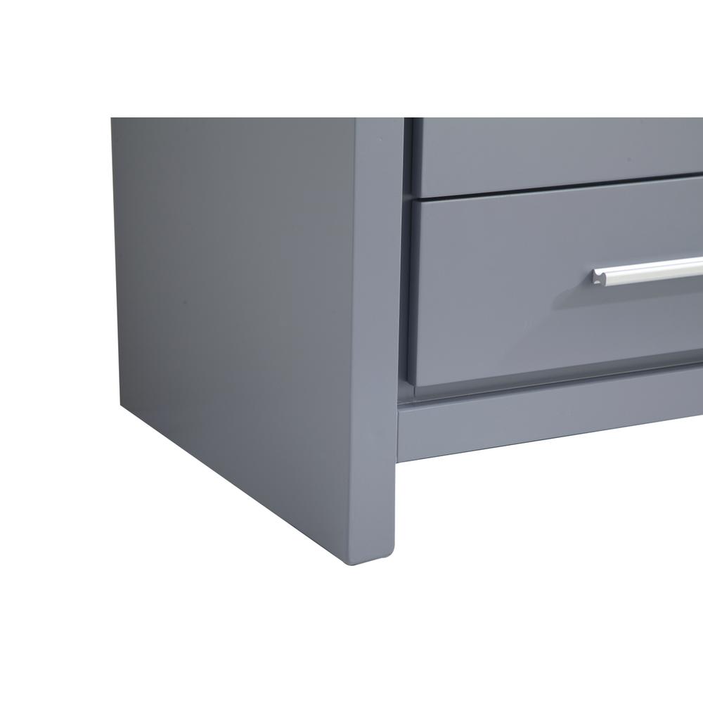 30 In. Single Bathroom Vanity Set In Grey. Picture 9