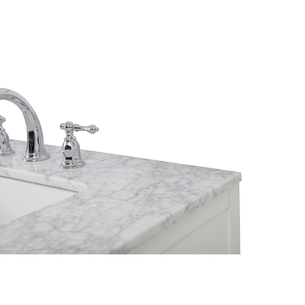 72 inch double bathroom vanity in white. Picture 11
