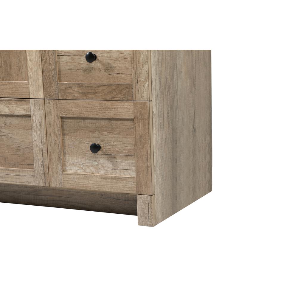42 inch Single bathroom vanity in natural oak. Picture 13