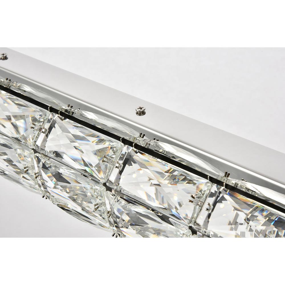 Valetta Integrated LED chip light Chrome Chandelier Clear Royal Cut Crystal. Picture 4