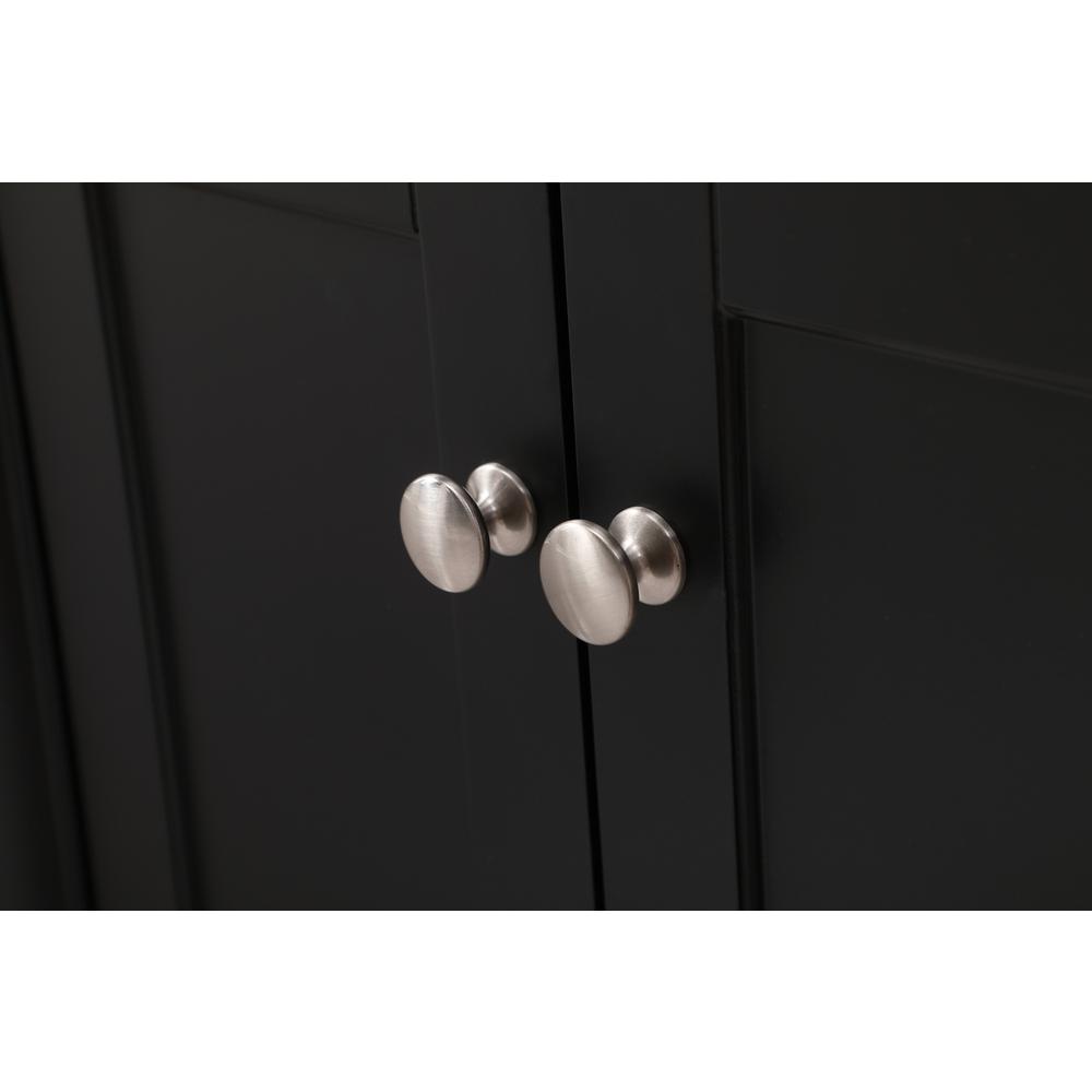 24 inch Single bathroom vanity set in black. Picture 12
