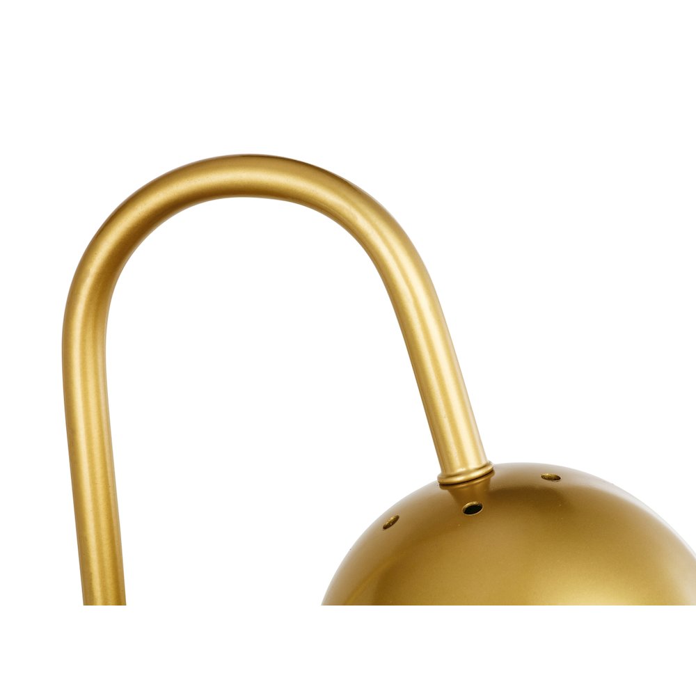 Kace 1 Light Brass And Frosted White Glass Wall Sconce. Picture 10