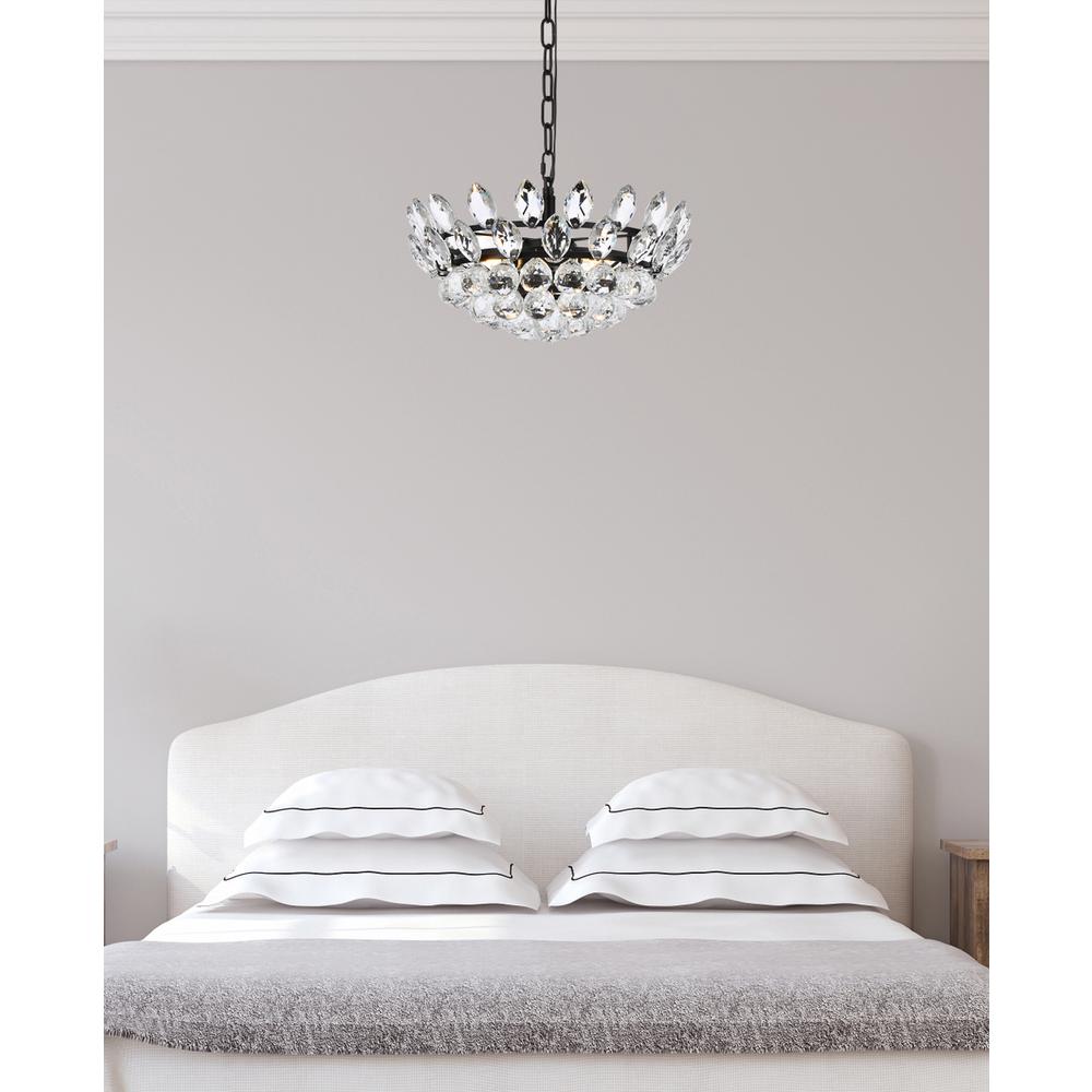 Emilia 16 inch pendant in black. Picture 8
