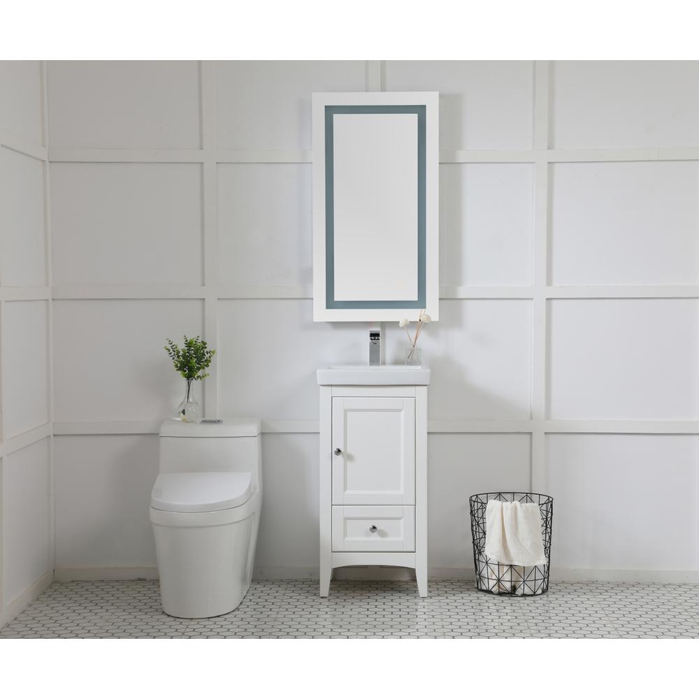 Helios 20in x 36in Hardwired LED mirror. Picture 13