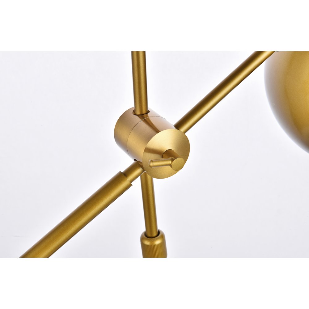 Forrester 1 Light Brass Table Lamp. Picture 5