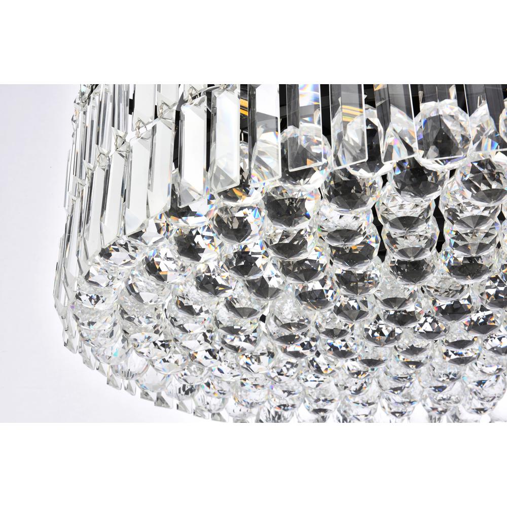 Maxime 24 inch black chandelier. Picture 3