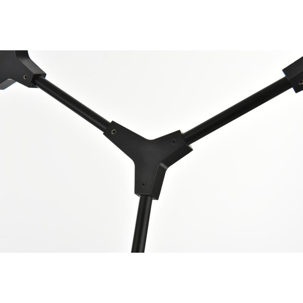 Cavoli 70 inch Chandelier in Black. Picture 6