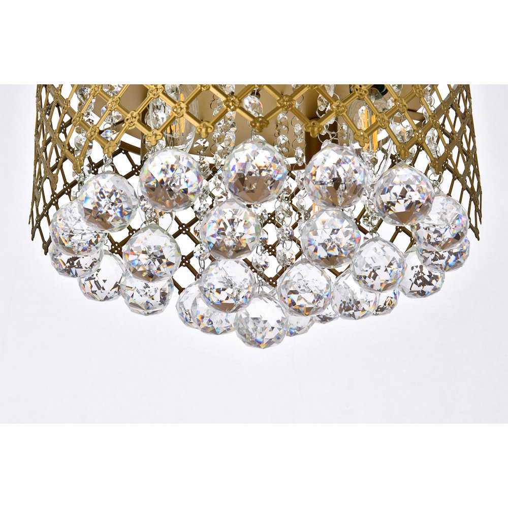 Tully 4 Lights Pendant In Brass. Picture 4