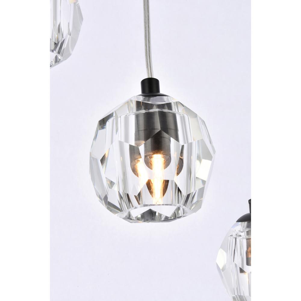 Eren 5 lights Black pendant. Picture 4