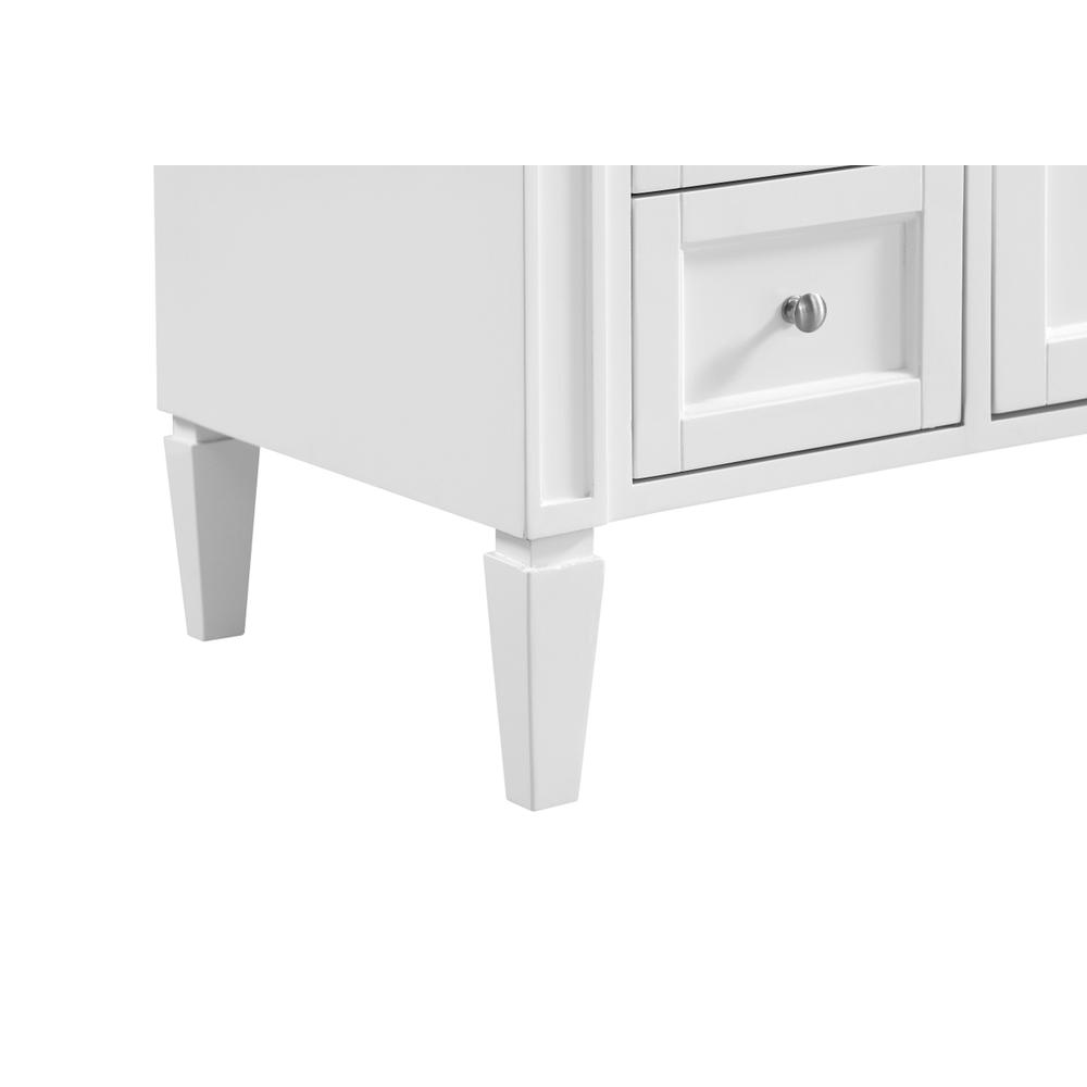 40 In. Single Bathroom Vanity Set In White. Picture 6