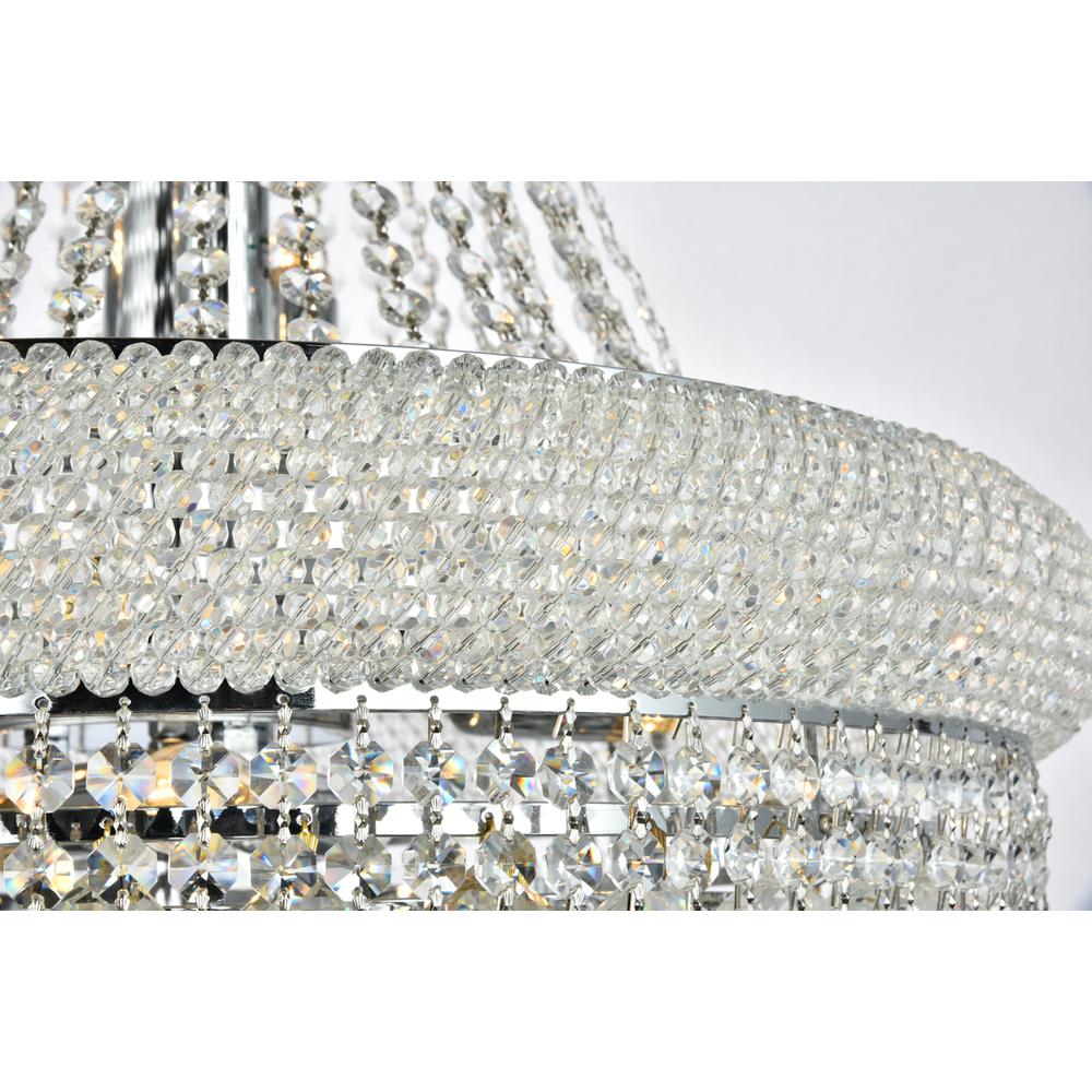 Primo 14 light Chrome Chandelier Clear Royal Cut Crystal. Picture 5