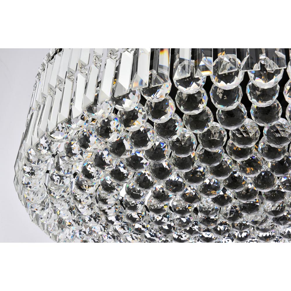 Maxime 32 inch black chandelier. Picture 3