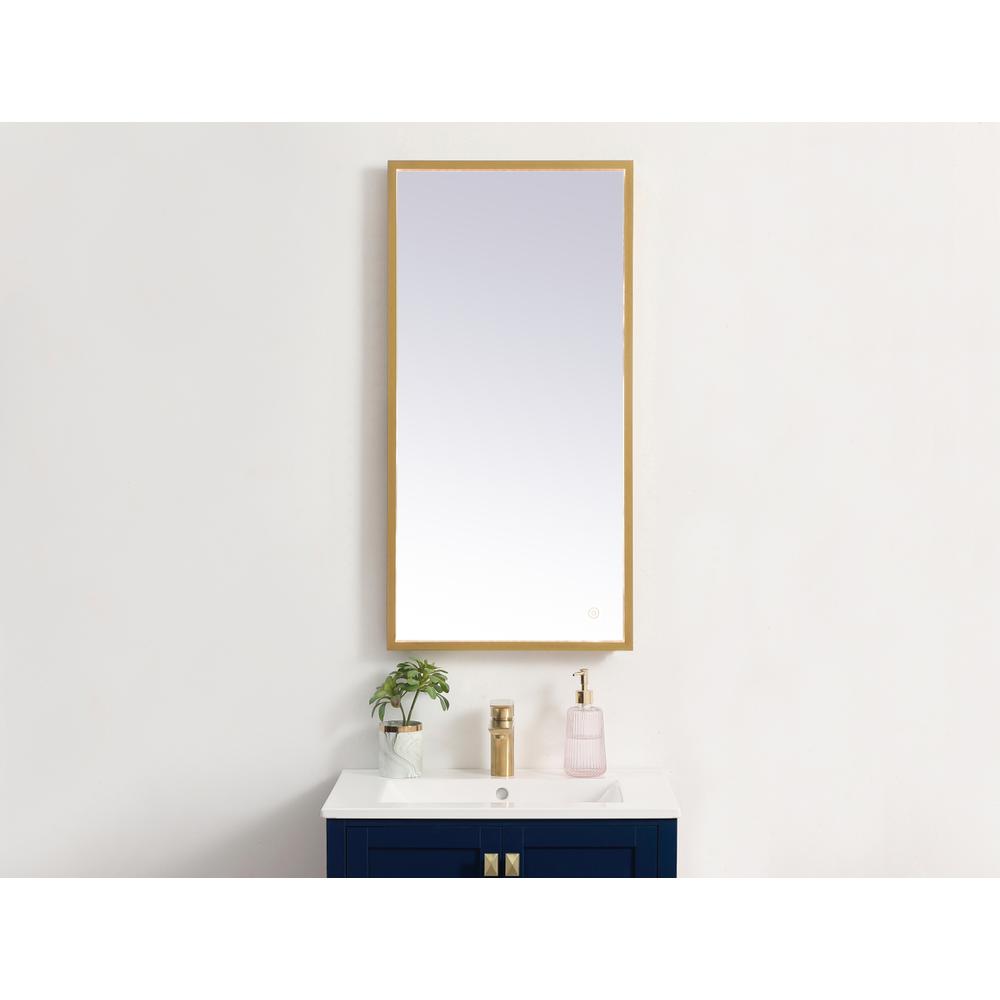 Pier 18x36 inch LED mirror with adjustable color temperature. Picture 12