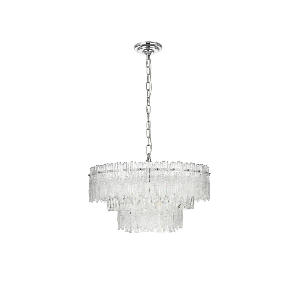 Emilia 21 inch Pendant Light in Chrome. Picture 7