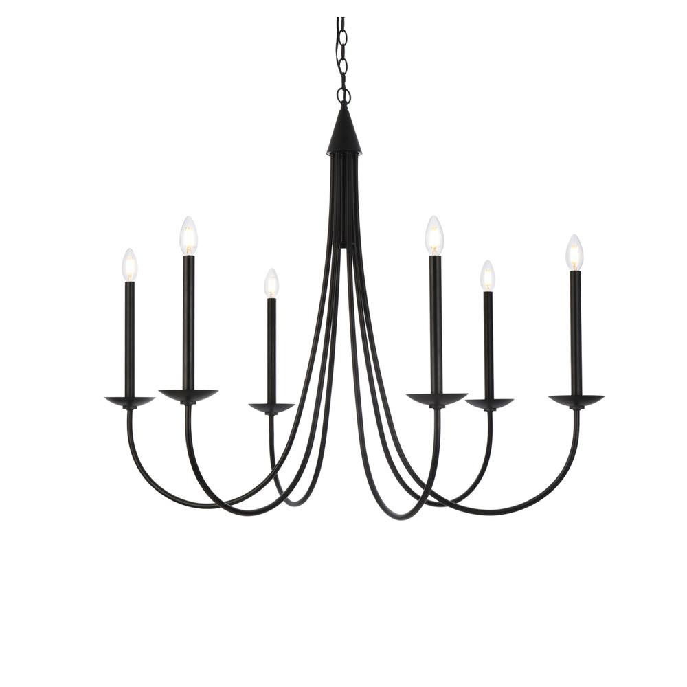 Cohen 42 inch pendant in black. Picture 2