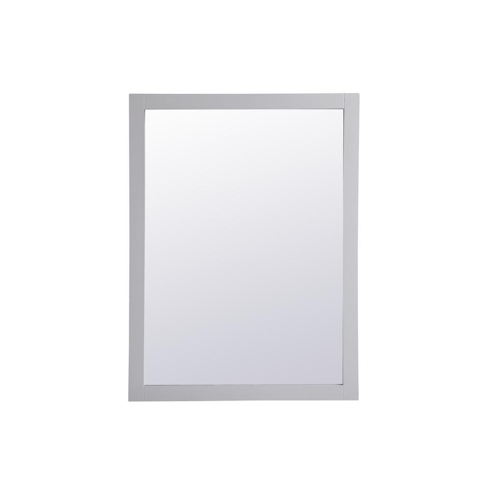 Aqua rectangle vanity mirror 48 inch in Grey. Picture 7