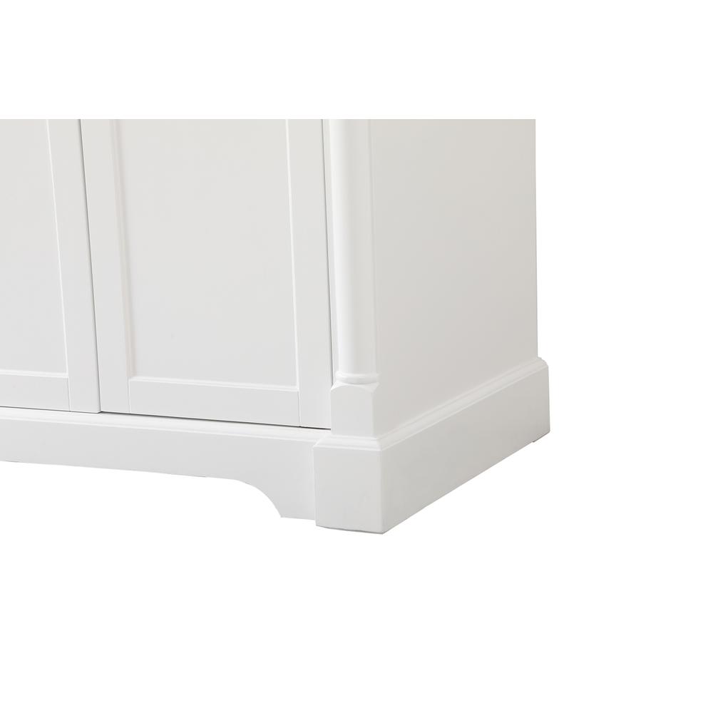 72 inch double bathroom vanity in White. Picture 13