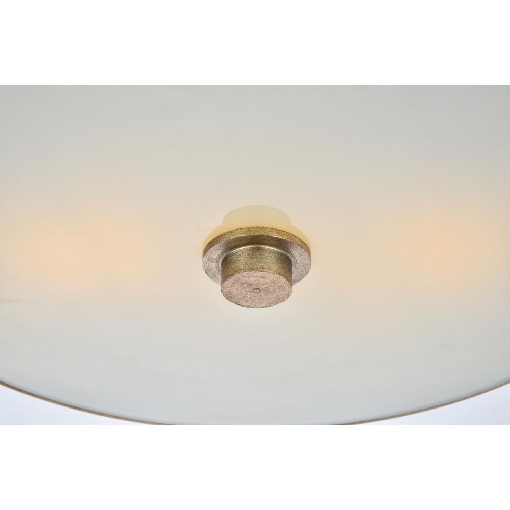 Hazen 2 light 12 inch Vintage Silver flush mount. Picture 3