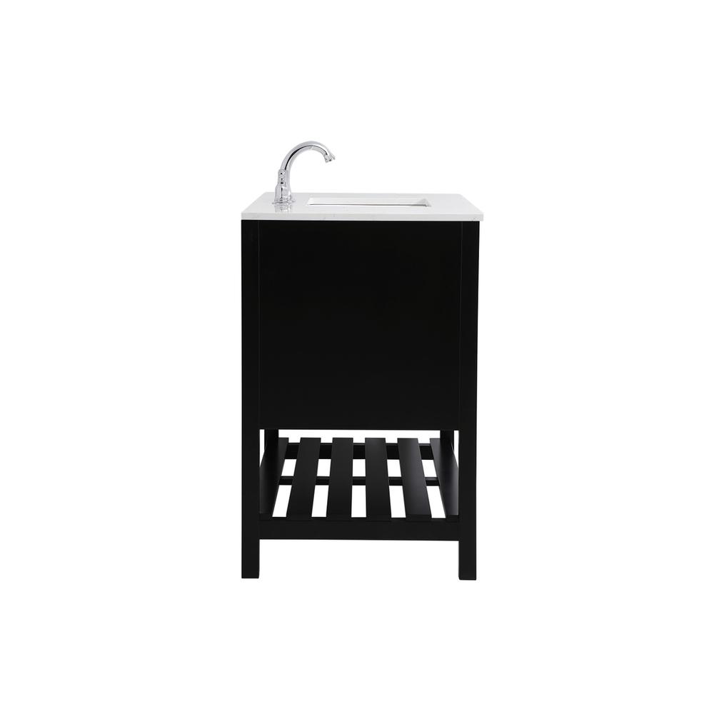 42 inch Single Bathroom Vanity in Black. Picture 13