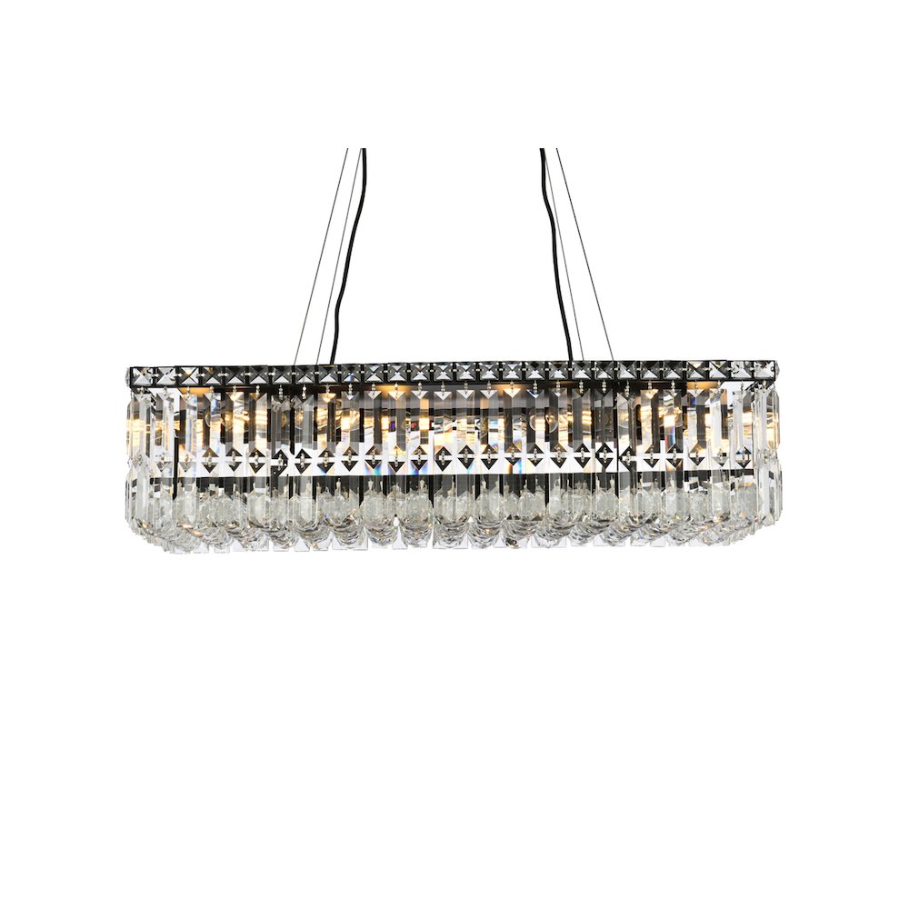 Maxime 28 Inch Black Chandelier. Picture 3