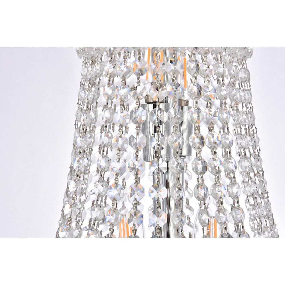 Primo 14 light Chrome Chandelier Clear Royal Cut Crystal. Picture 5