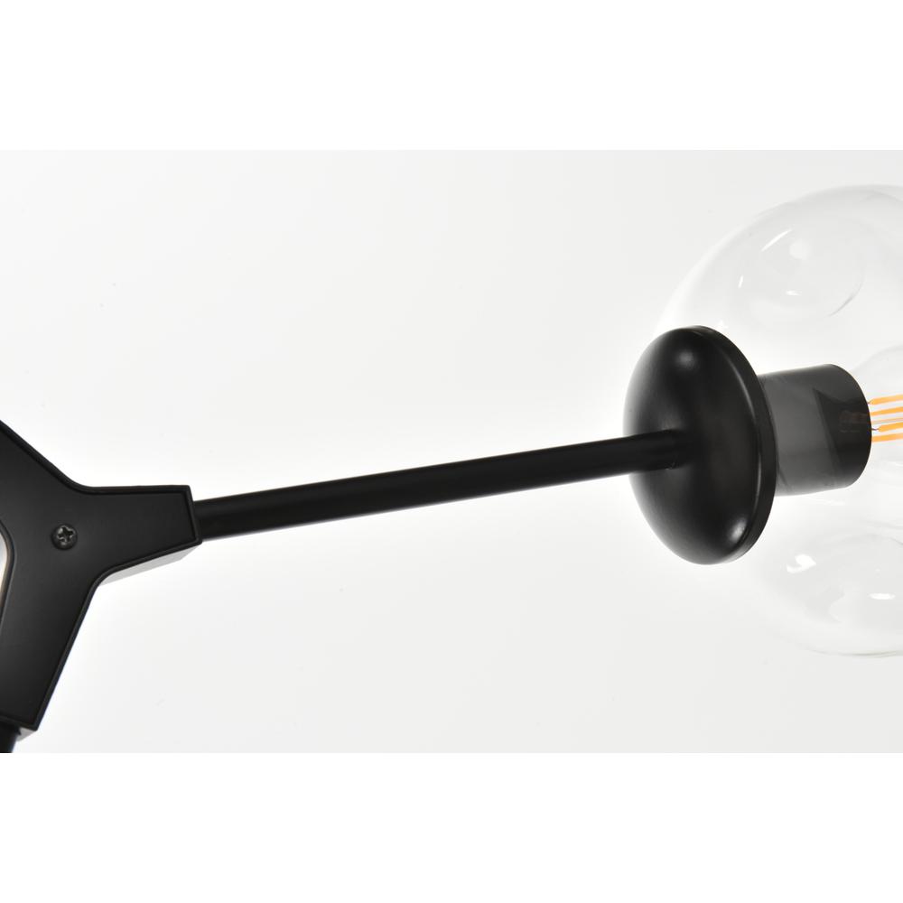 Cavoli 49 inch Chandelier in Black. Picture 6