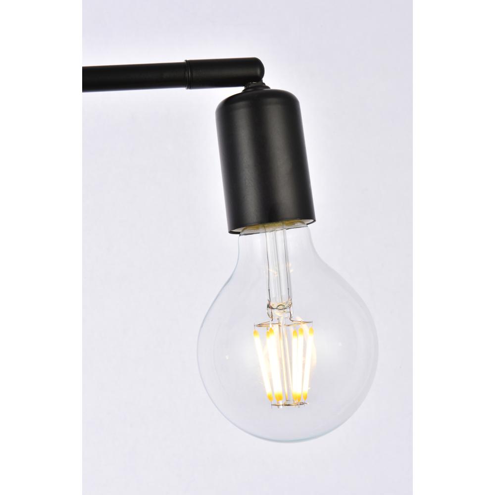 Zane 2 lights black flush mount. Picture 3