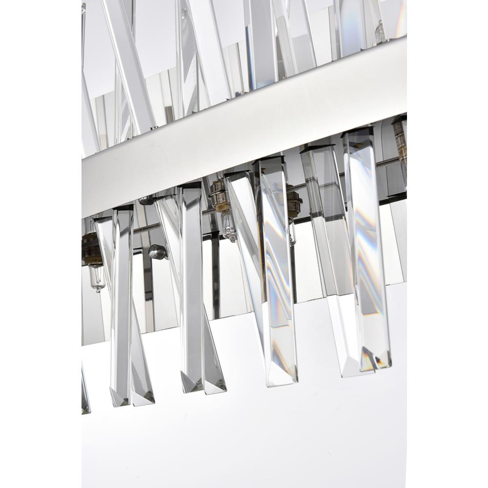 Serephina 36 inch crystal bath sconce in chrome. Picture 4